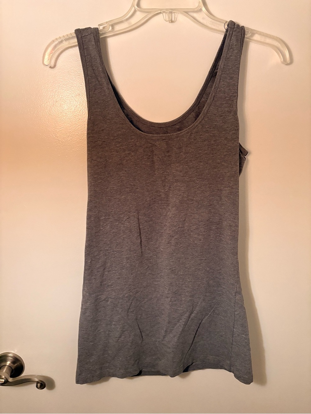 Maurices Charcoal Scoop Neck Tank Top